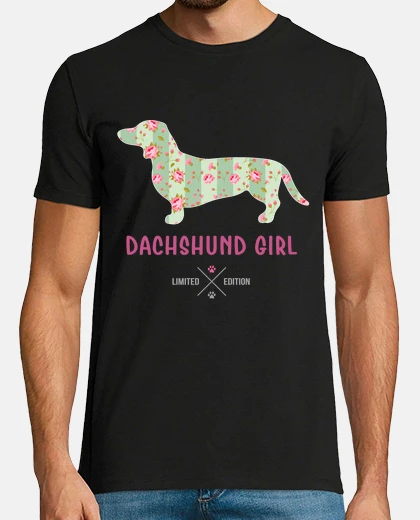 T-shirt dachshund dachsund girl limited edition funny