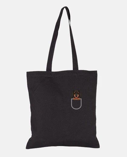 Bag Dachshund In The Breast Pocket