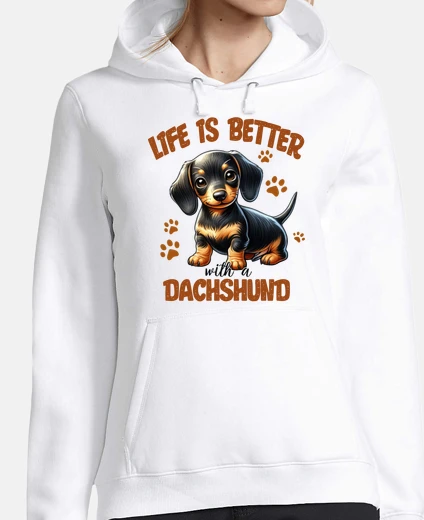 Hoodie dachshund puppy life is better