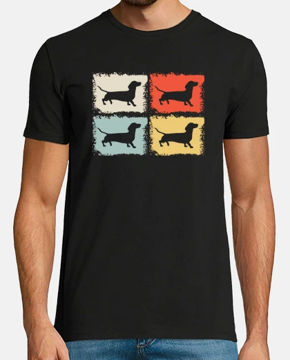 T-shirt Dachshund Retro Vintage