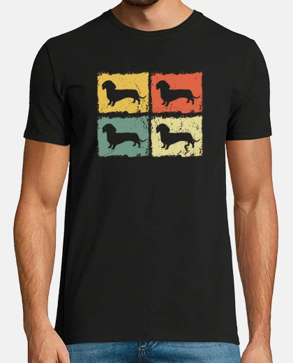T-shirt Dachshund Retro Vintage