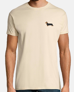 Dachshund minimalista, camiseta
