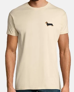 Camiseta Dachshund minimalista, camiseta