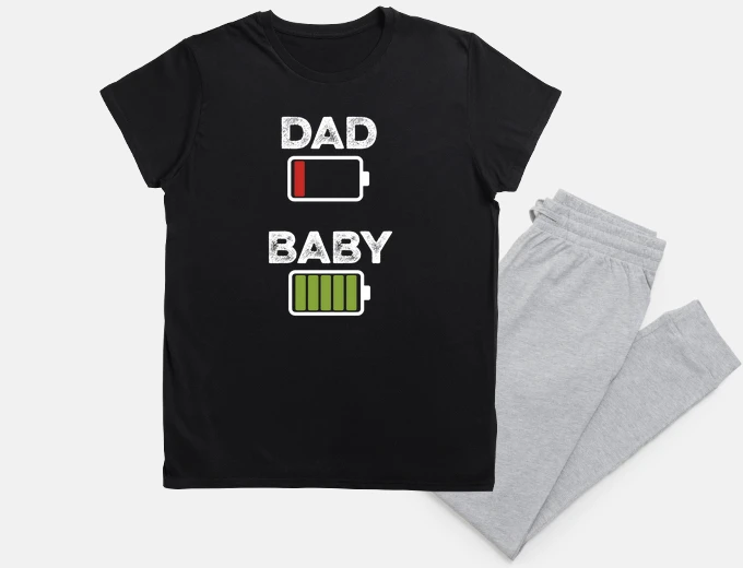 Pajama dad baby, color, black