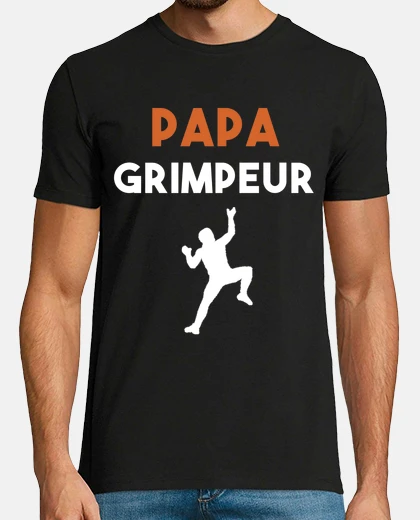 T-shirt dad climber climbing dad gift