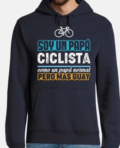 Hoodie dad cyclist