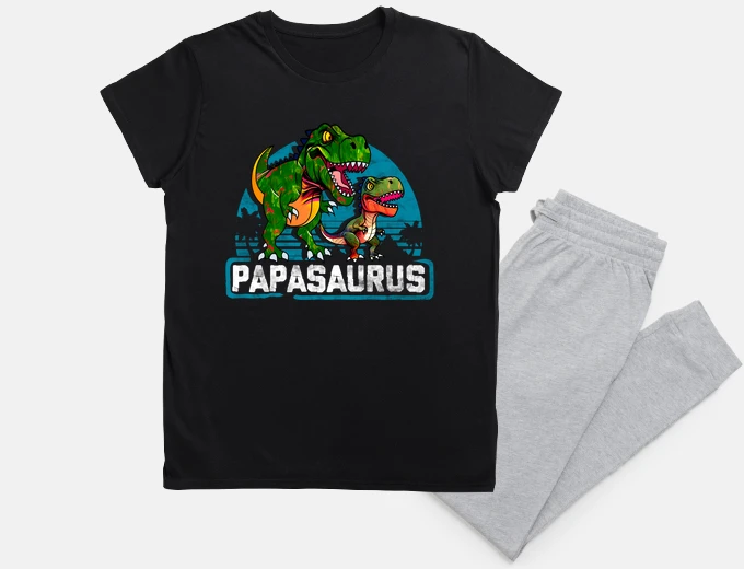 Pyjama dad dinosaur father dad saurus