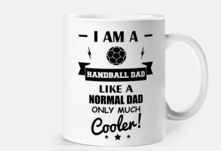 Cup dad handball handball player gift