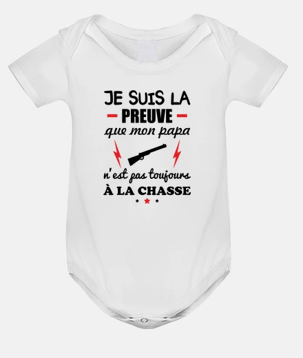 Kids dad hunter baby newborn gift