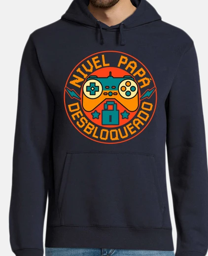Sudadera dad level unlocked gamer father