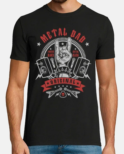T-shirt dad metal