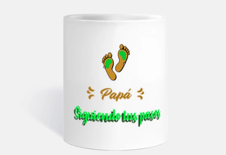 Cup dad mug, following in your footsteps