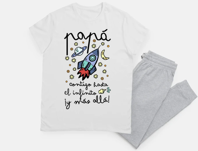 Pajama dad with you to infinity and beyond
