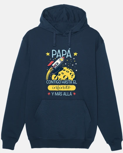 Hoodie dad with you to infinity and beyond space father&#39;s day gift