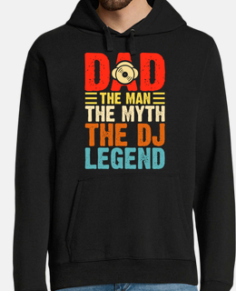 dad man myth dj legend retro