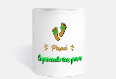 dad mug, following in your footsteps