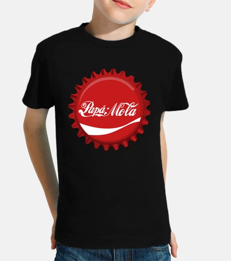 Kids daddy cool kid, cocacola logo, badge, father&#39;s day