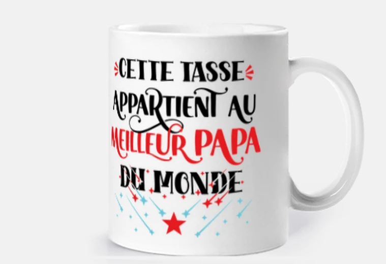 Cup daddy mug best dad in the world