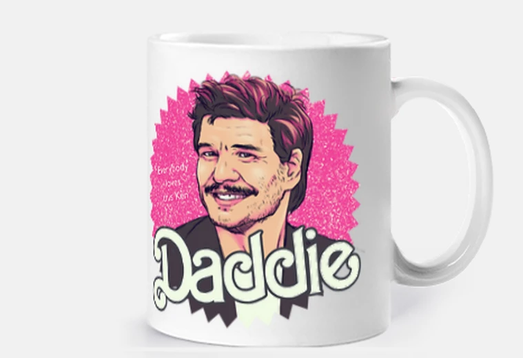 Cup daddy pedro pascal barbie meme