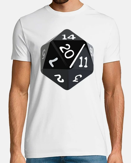 T-shirt dado giochi di ruolo