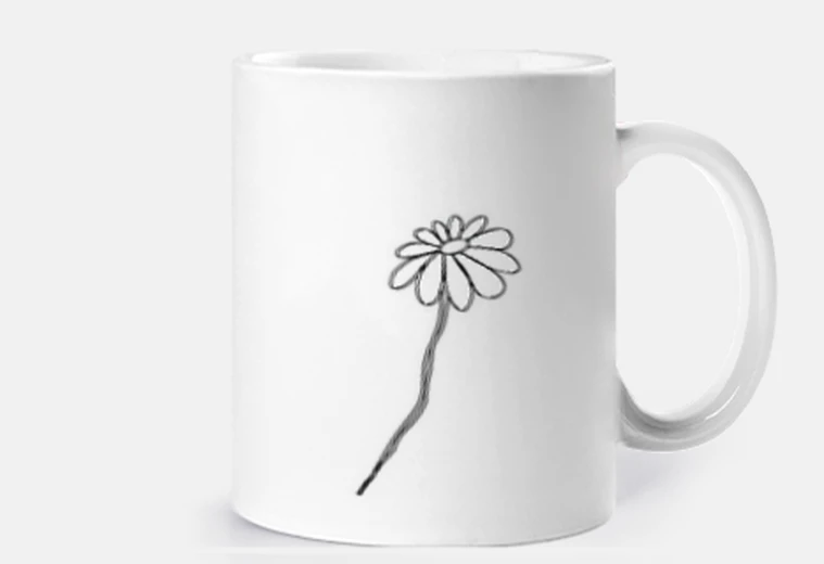Cup daisy, flower, daisies, flowers, cup, customizable,