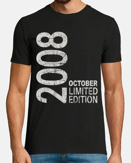 T-shirt dal 2008 anno 2008 vintage retrò