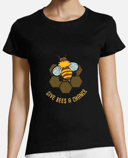 Playera dale a las abejas una oportunidad lindo