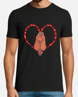 Damascus goat heart t shirt tostadora