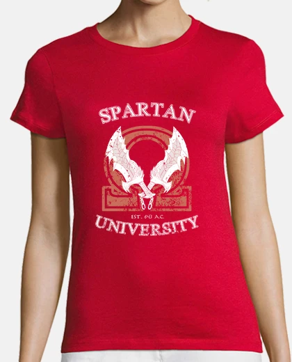 Tee-shirt dames universitaires spartiates en forme