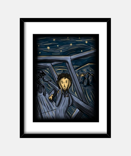 Cadre dans l' espace personne ne can vous entendre scream