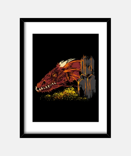 Cadre dans la demeure du dragon