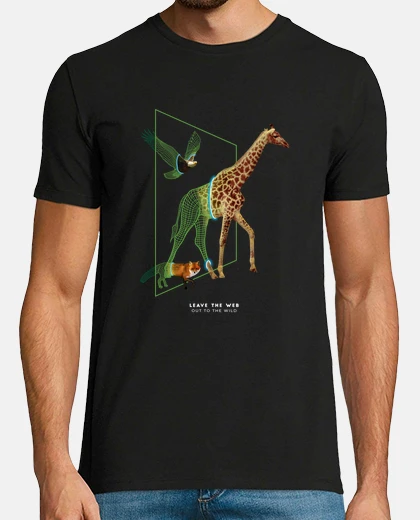 Tee-shirt dans la matrice sauvage