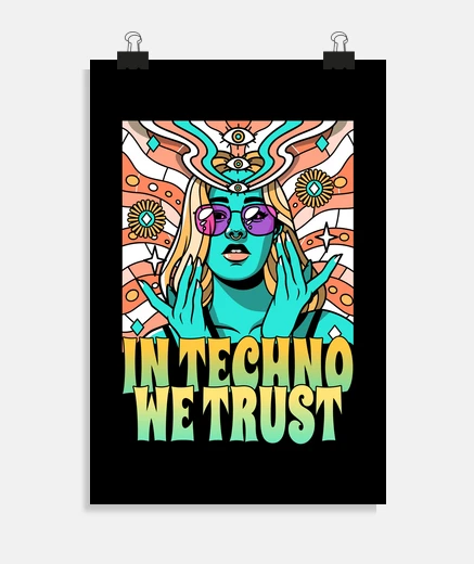 Poster dans la techno on fait confiance