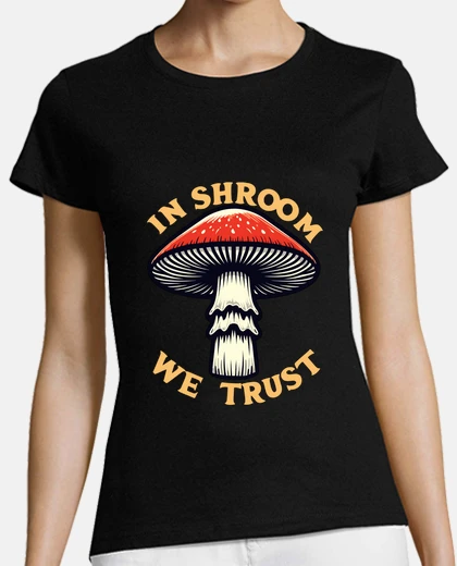 Tee-shirt dans les champis faisons confiance à la