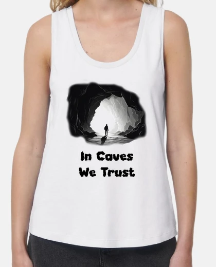 Tee-shirt dans les grottes en qui nous avons conf