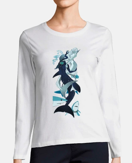 Tee-shirt danse avec les requins