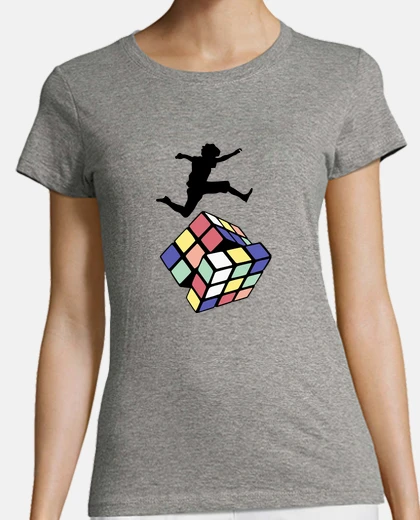 Tee-shirt Danse et saute sur jeu cube