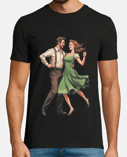 Tee-shirt danse irlandaise festival celtique pub irlandais 
