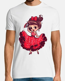 danse flamenco avec un éventail