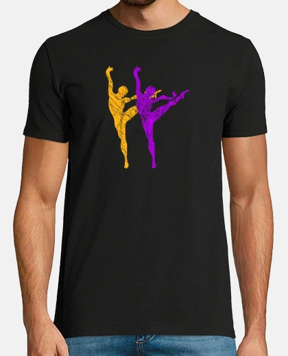Tee-shirt danseurs créatifs de style moderne