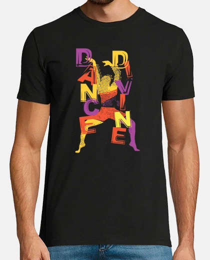 Tee-shirt danseurs modernes colorés