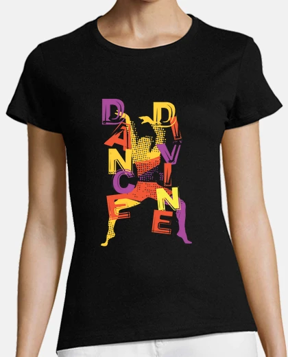Tee-shirt danseurs modernes colorés