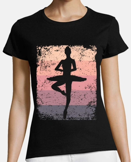 Tee-shirt danseuse de ballet vintage femme baller