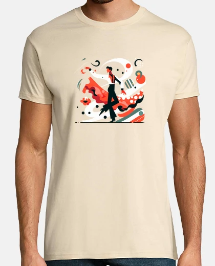 Tee-shirt danseuse de flamenco