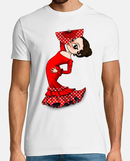 Tee-shirt danseuse de flamenco