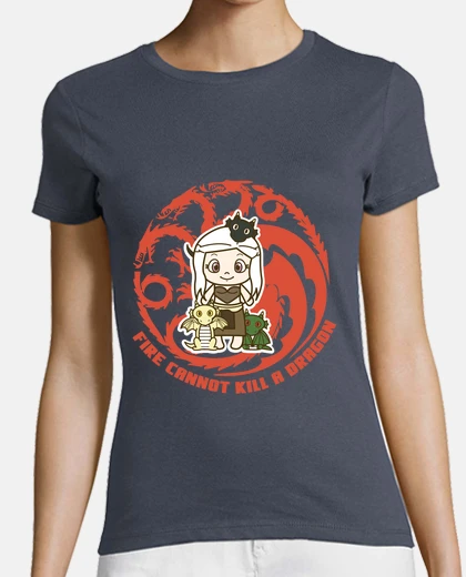Playera Dany and dragons. chica