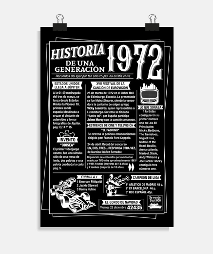 Poster dark f 1972 a generation design nº 1398