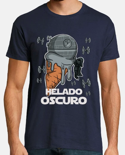 T-shirt dark ice cream