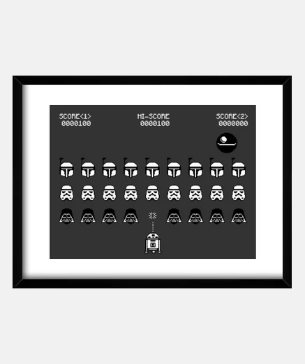 Framed dark invaders