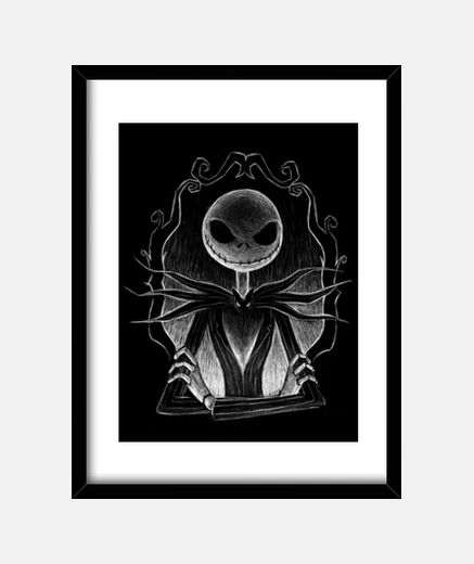 Framed dark jack print